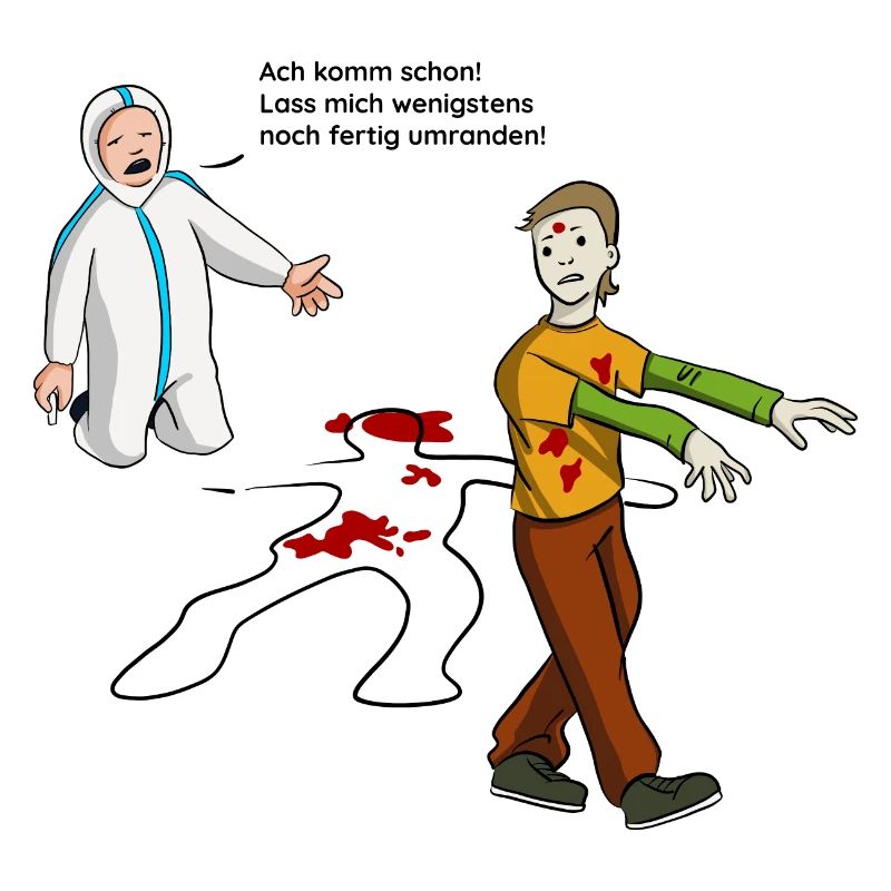 Spurensicherung - Kripo Polizei Kriminaltechnik