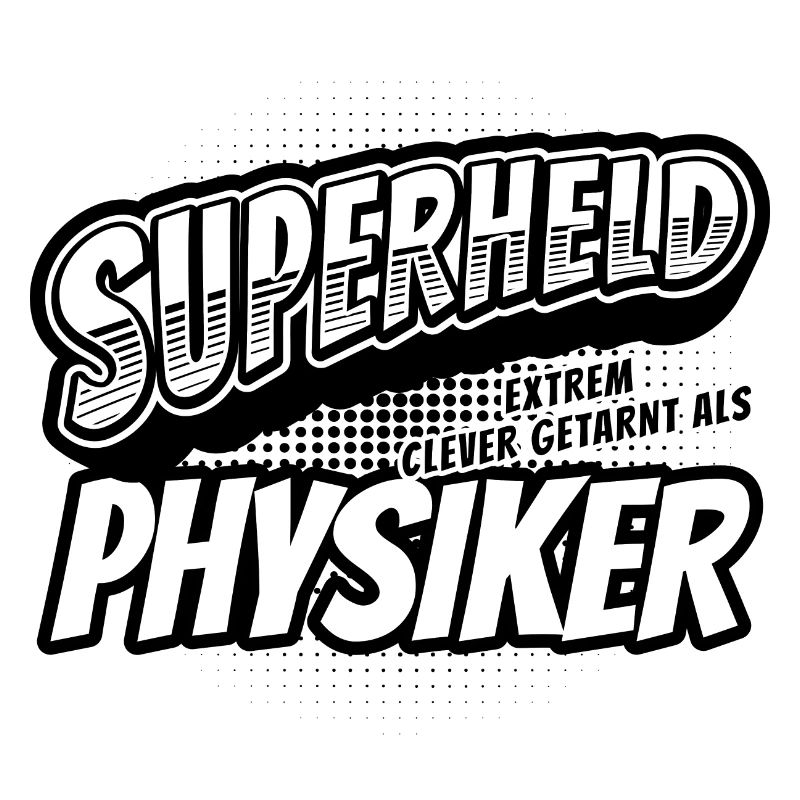 Superheld, clever getarnt als Physiker