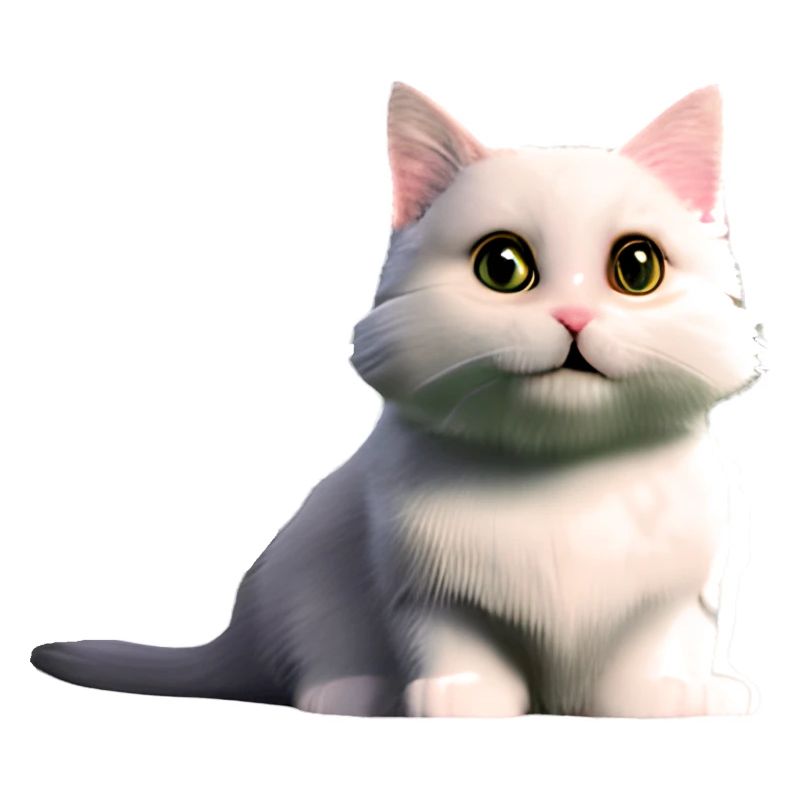 Chat blanc