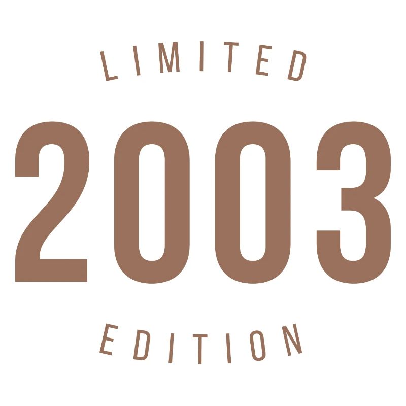 2003 Édition limitée Style rétro Cadeau d’anniversaire