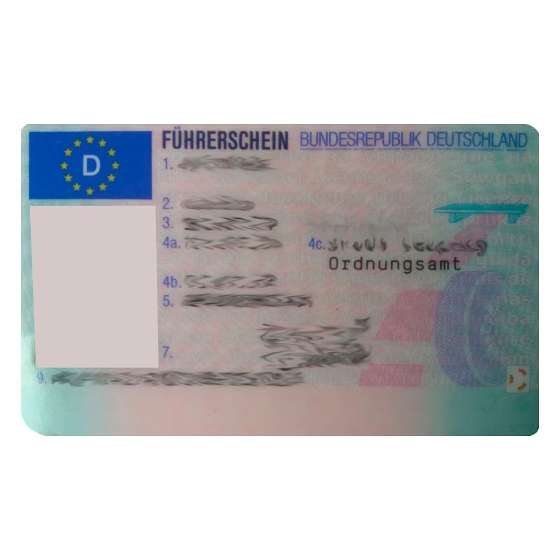 Führerschein Vorderseite