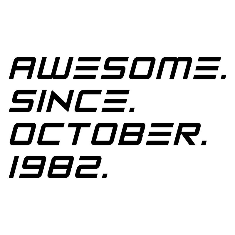 October 1982 - 40th birthday gift. Legend.