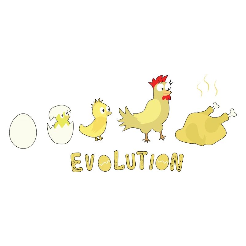 Evolution Oeuf Poulet Rôti Poulet BBQ Barbecue