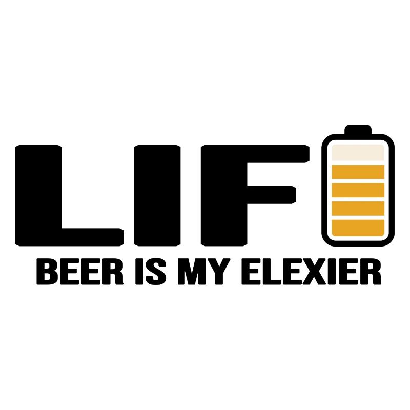 Bier Biergarten Trinkspruch "beer elexier"