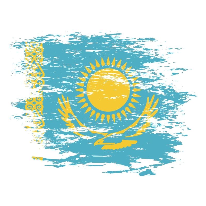 Drapeau du Kazakhstan utilisé