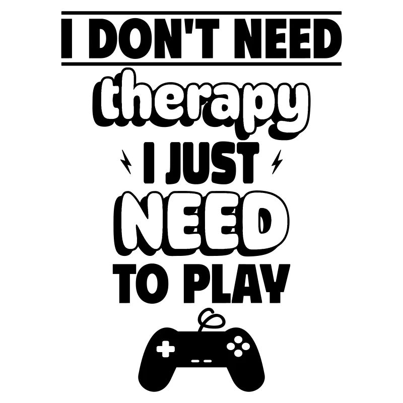 Pas de thérapie, seulement ma console nécessaire