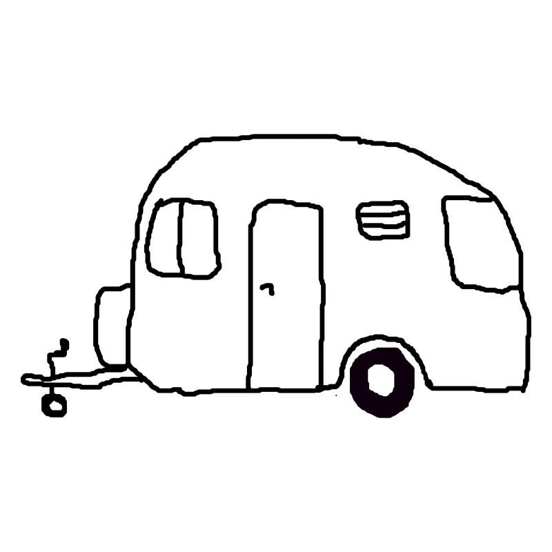 Dessin de caravane