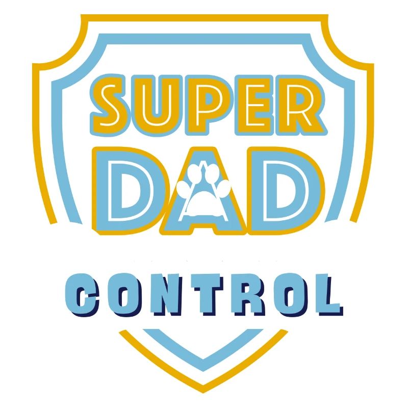 Super Dad Control Bleu Clair