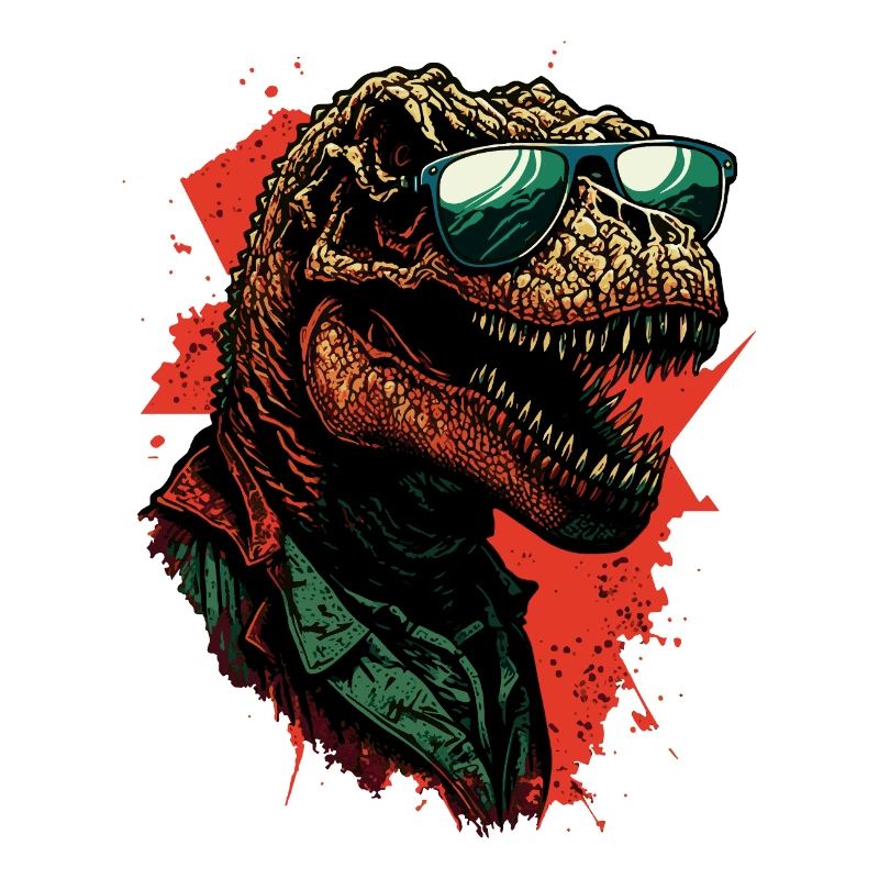 Cooler T-Rex Dinosaurier