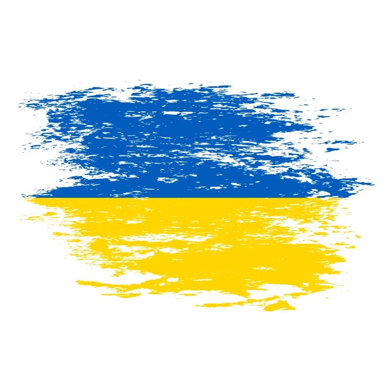 Drapeau ukrainien utilisé