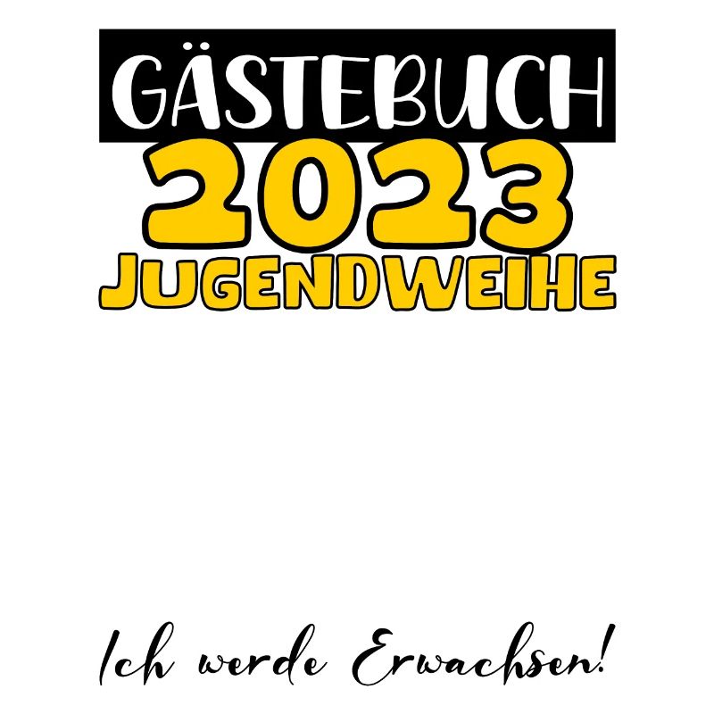Jugendweihe 2023 Gästebuch Mädchen Jungen Fun Deko