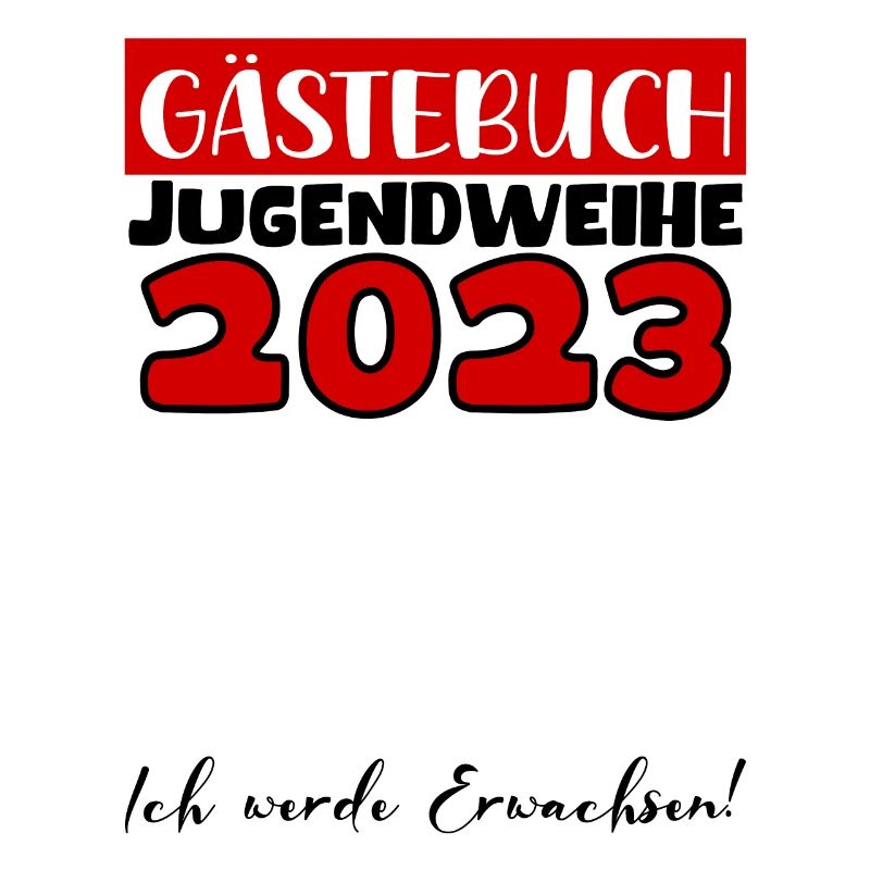 Jugendweihe 2023 Gästebuch Mädchen Jungen Fun Deko
