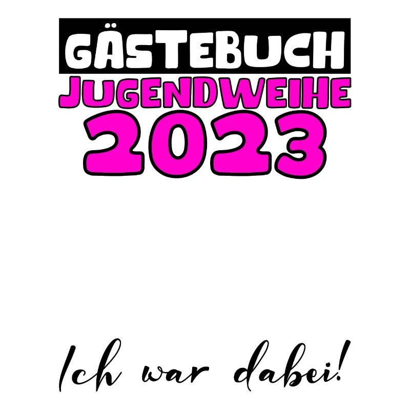 Jugendweihe 2023 Gästebuch Mädchen Jungen Fun Deko