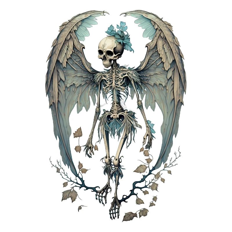 Fairy Skeleton Gothique Grunge Fairycore