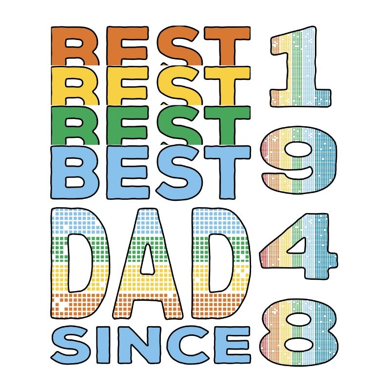 Bester Papa der Welt seit 1948 Vatertag