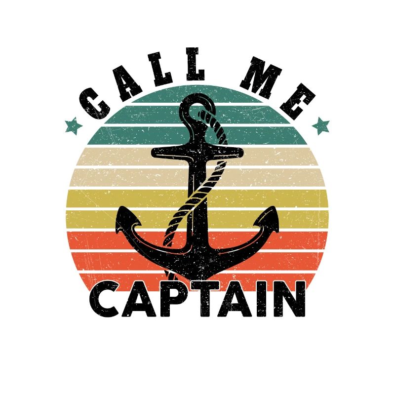 Nennen Sie mich Kapitän Boot Segelboot Meer Geschenk