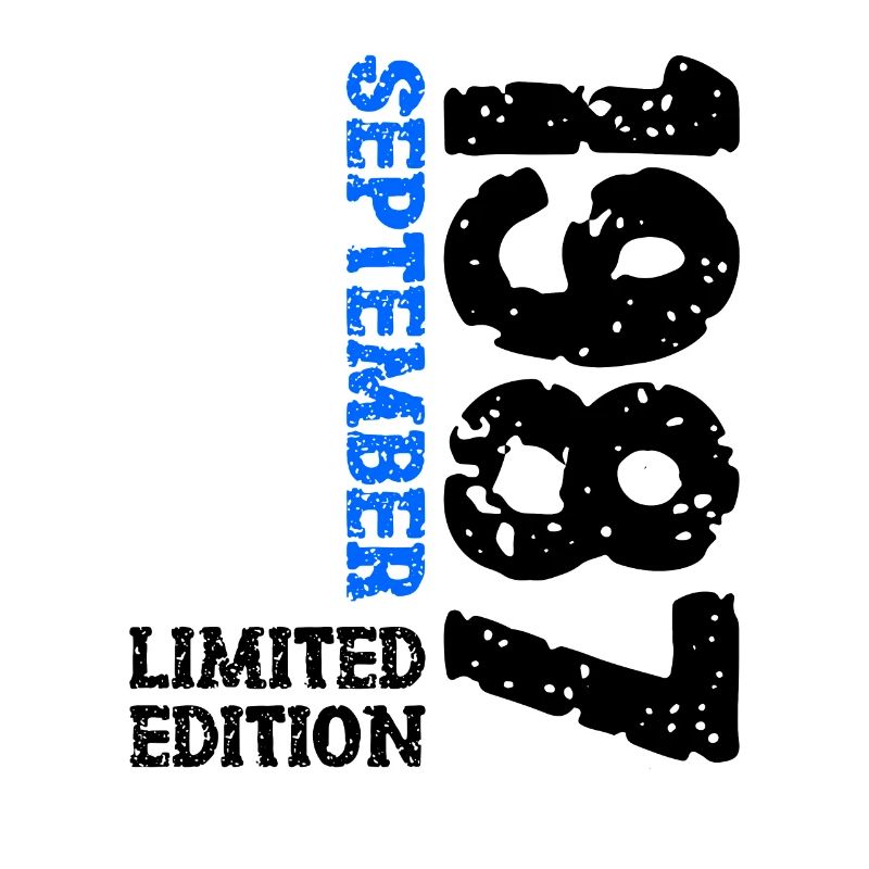 1987 Septembre Edition Limitée 36th Birthday Deco
