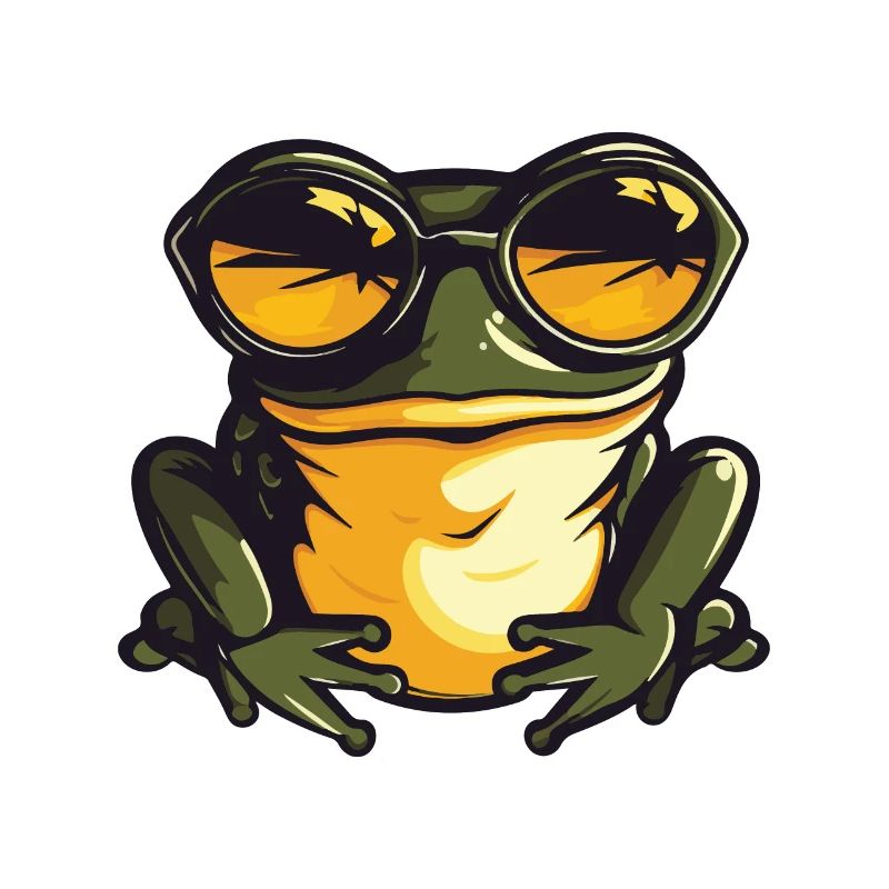Frog Funny Cool