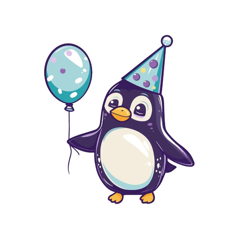 Pinguin Geburtstag Comic