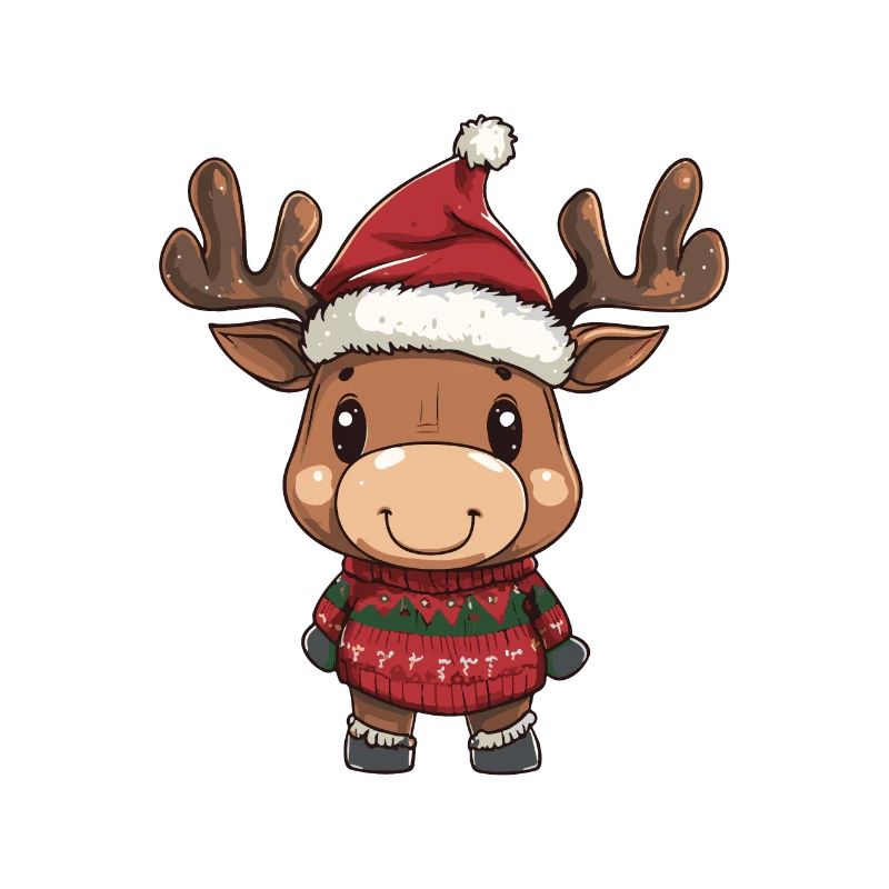 Bande dessinée de Noël de l’orignal