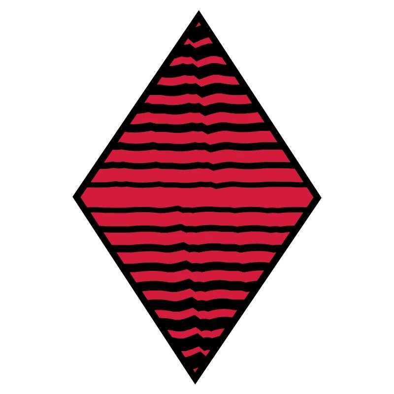 Rhombus form strokes pattern many lines