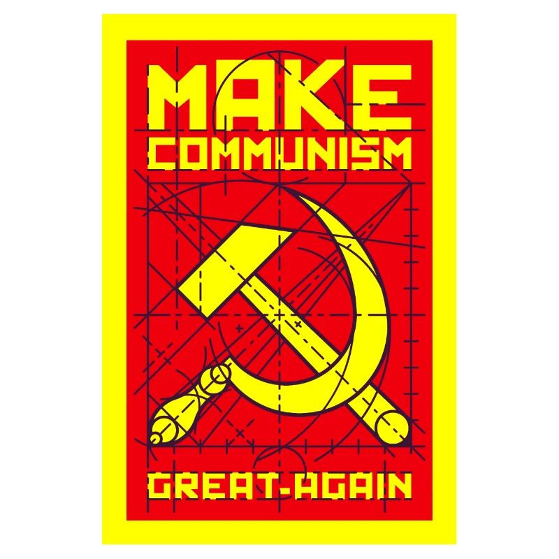 Poster Make communism great again