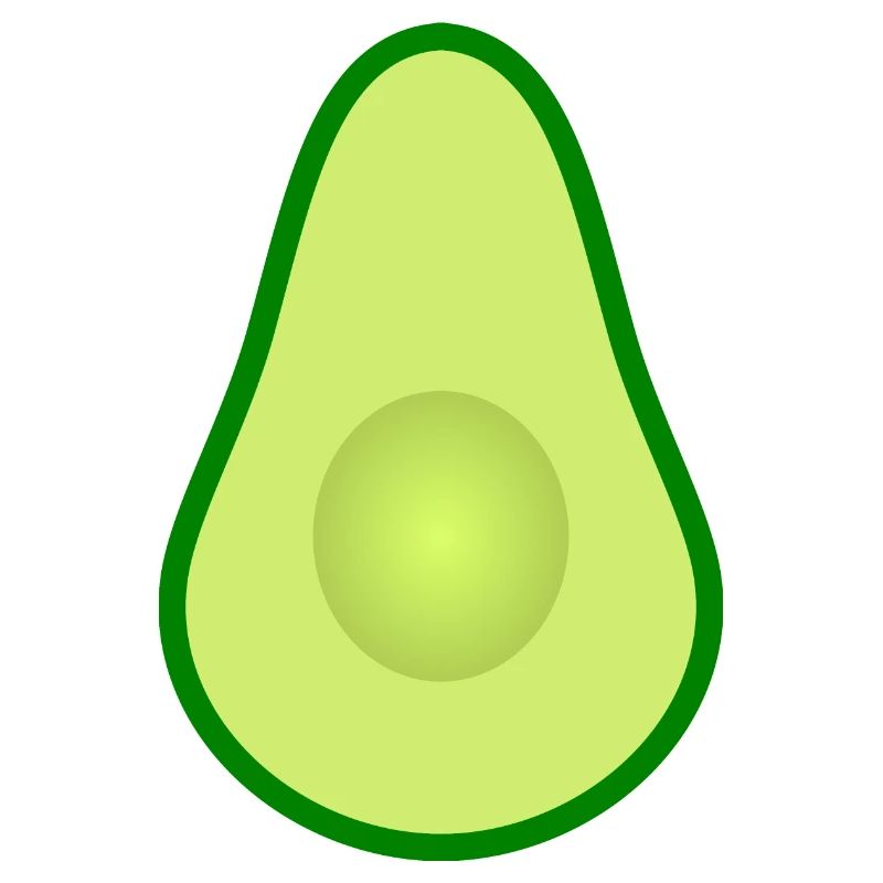 Avocado without a core design to personalize