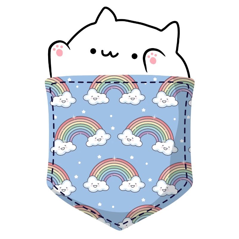 Bongo Cat Mignon sac chat