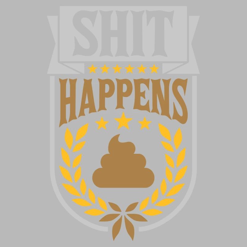 Lorbeerkranz Shit happens Zitat