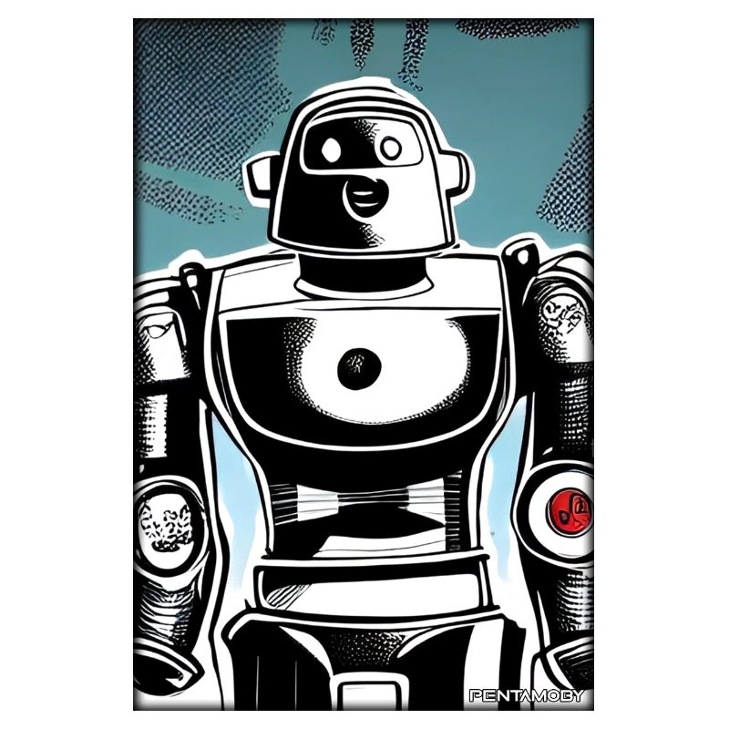 Robot Comic Future Cyborg Machine Technology