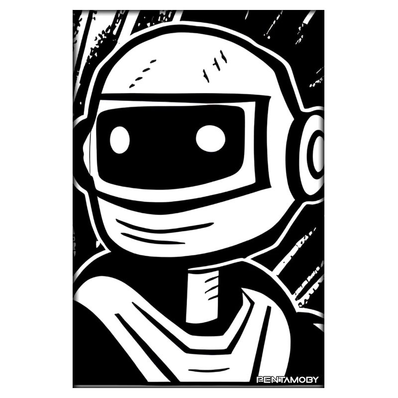 Roboter Comic Zukunft Cyborg Maschine Technik
