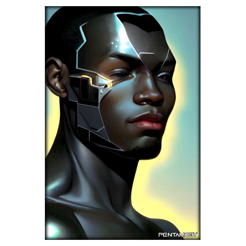 Cyborg Mann Zukunft Sci-Fi Maschine Technik