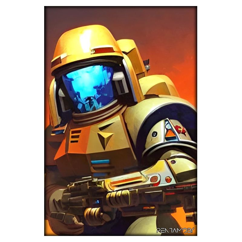 Kampfbot Robot Super Soldat Machine Guerrier