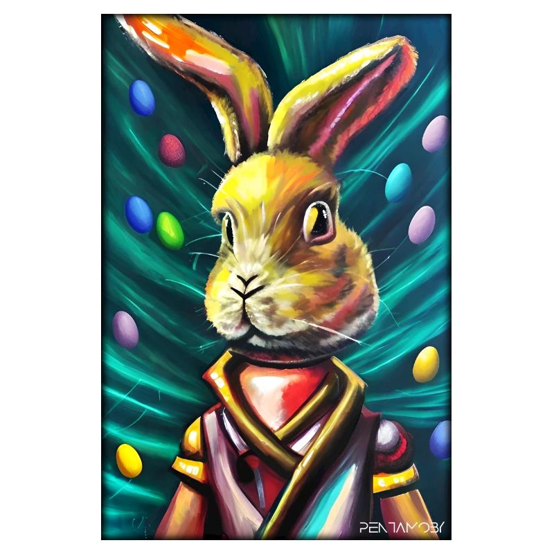 Easter Easter Cyber Future Sci-Fi Animal