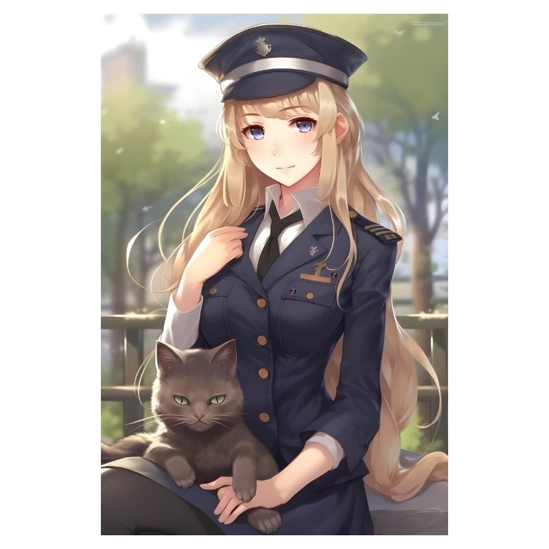 Anime Mädchen Uniform Geschenk