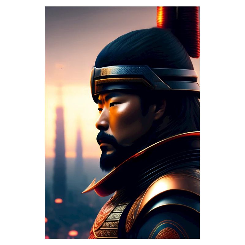 Futuristische Samurai