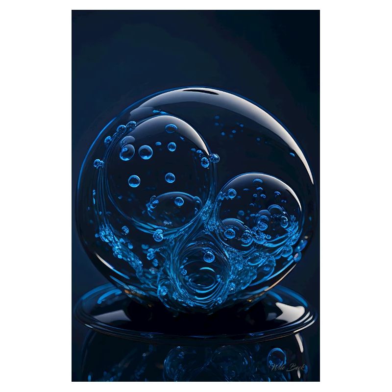 Bubbles in a bubble blue 2