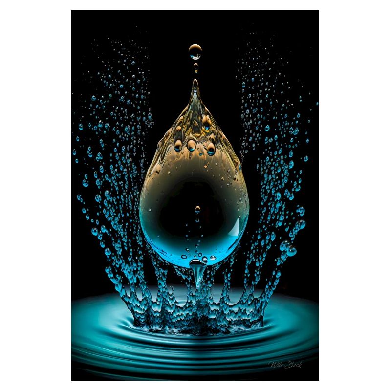 Drop cyan 4