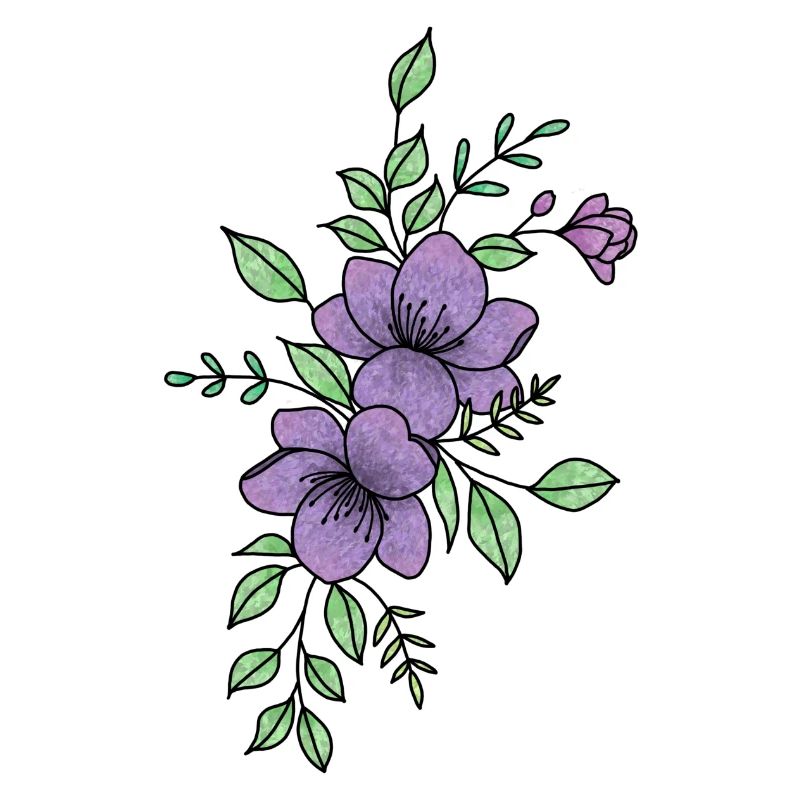 Fleur violette