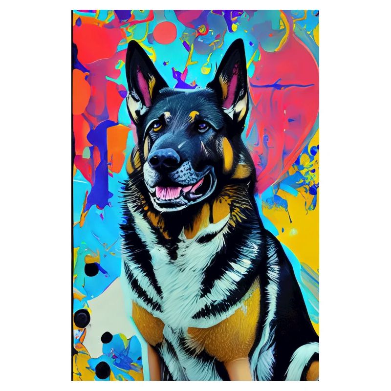 Modern Pop Art Print | colorful | German Shepherd