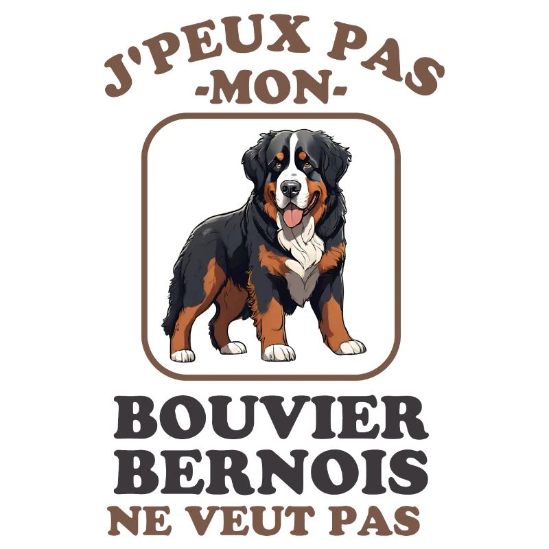 Chien de race bouvier bernois chien mignon