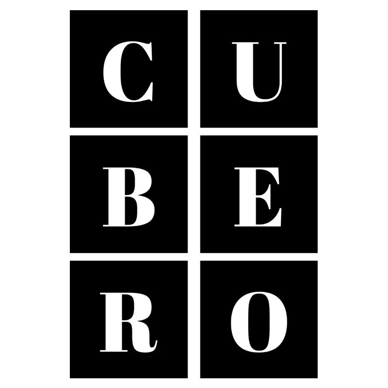 Black & White Square Cube