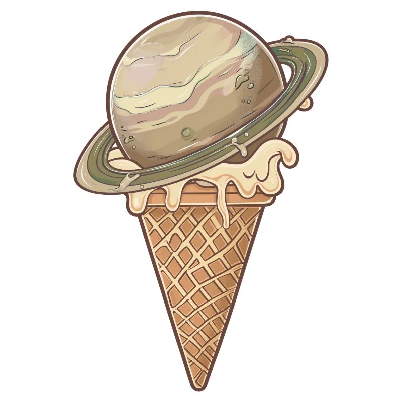 Planète de glace Saturne