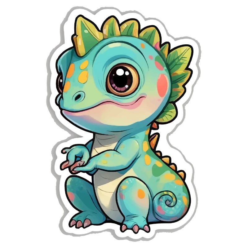 Caméléon mignon