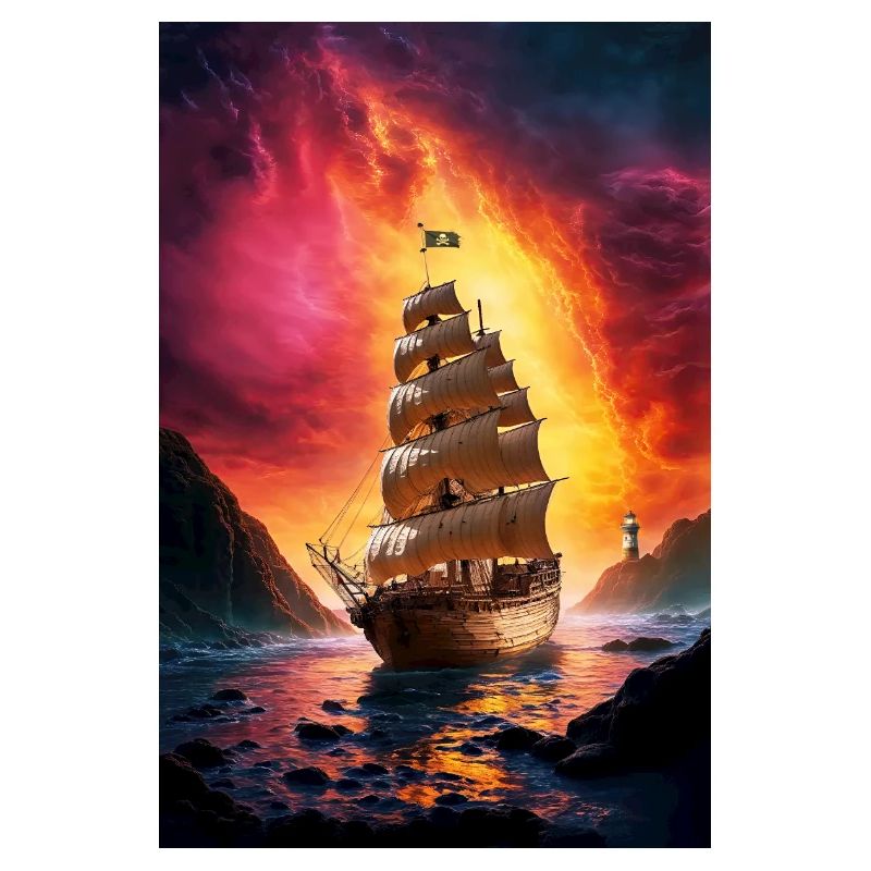 Pirate ship at the Fire Gate