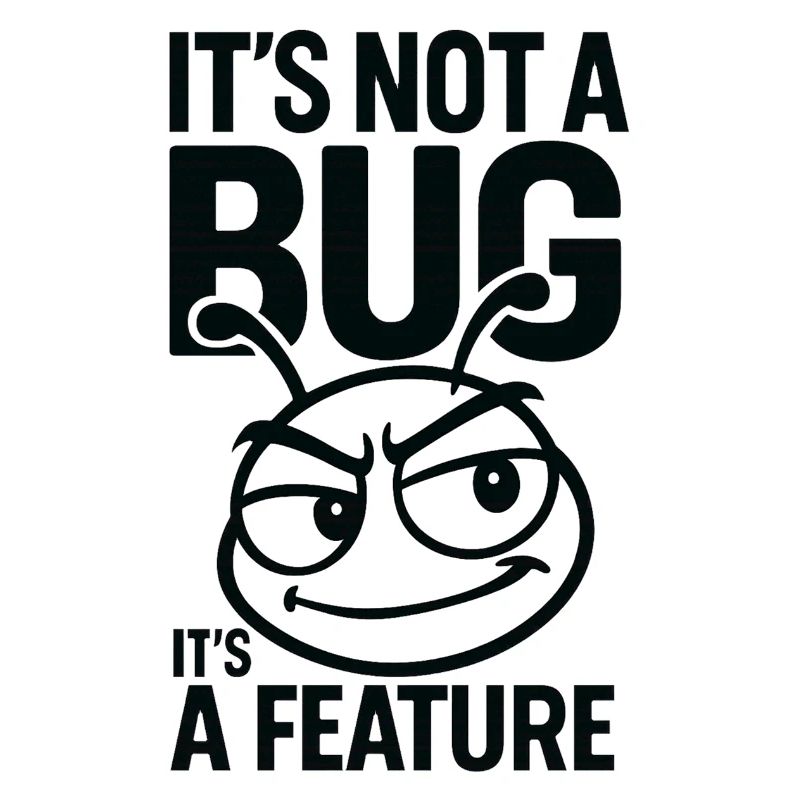 Ce n’est pas un bug, c’est une fonctionnalité parfaite pour les nerds