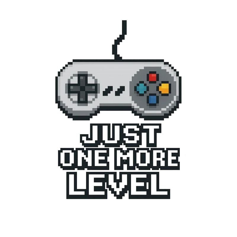 Pixel Neon Game Controller Design