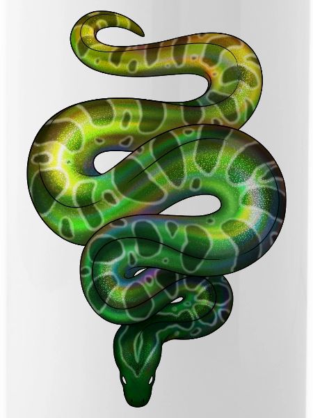 Neon Snake Green