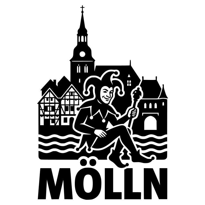 Monument de la silhouette de la ville de Mölln