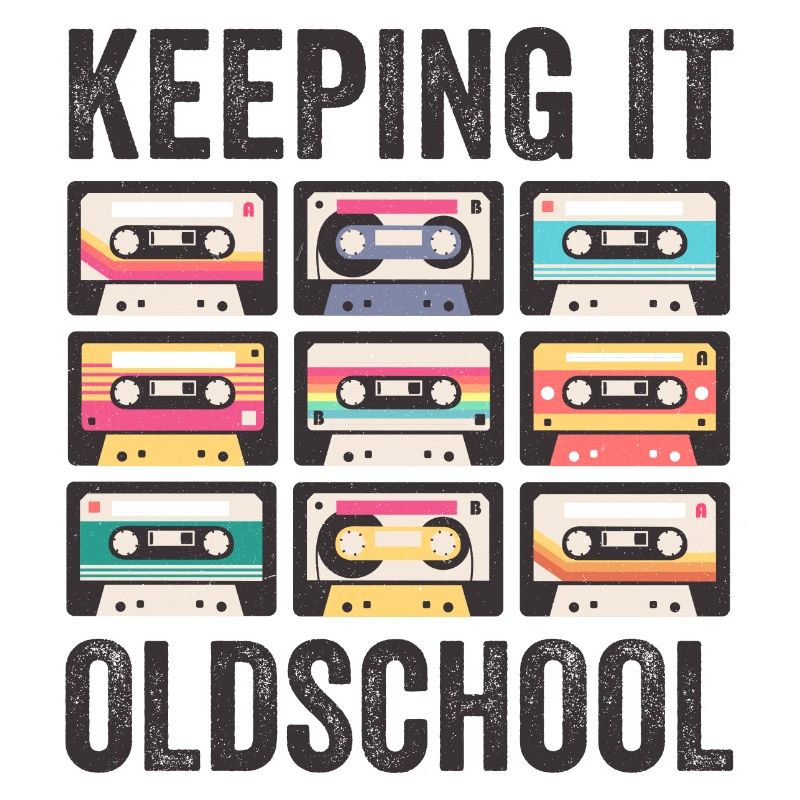 80s 90s Cassette Mixtape Retro Funny